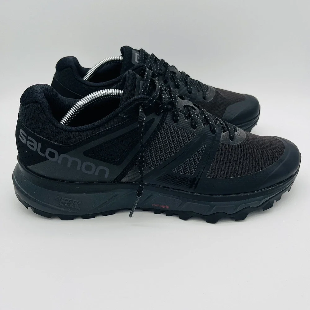 SALOMON TRAILSTER GTX Men's Athletic Sneakers Black Color Sz 11
